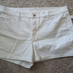 Old Navy White Shorts Lightweight Summer Essential